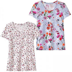 Damen-T-Shirt mit hübschen Blumen