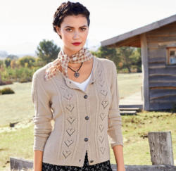 Damen-Trachtenstrickjacke in tollem Trachten-Desgin