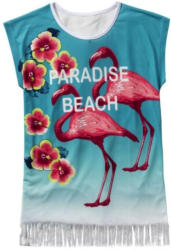 Mädchen-T-Shirt mit Flamingo-Frontaufdruck