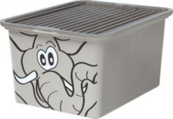 Homeware Box Mit Deckel grau