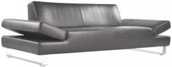 Sofa In Schwarz Leder