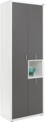 Mehrzweckschrank In Taupe, Weiß