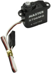 Master Mini-Servo S706 MG Analog-Servo Getriebe-Material: Titanium