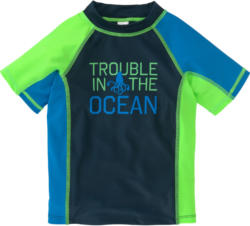 Jungen Badeshirt mit Schriftzug