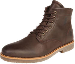 Schnürstiefel mit Crepe-Sohle
