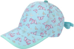 Mädchen Kappe mit Schmetterling-Allover