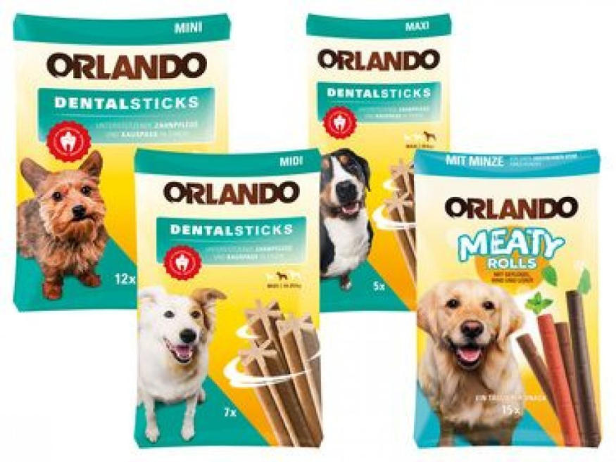 ORLANDO Hunde Dentalsticks ️ Online von Lidl Österreich wogibtswas.at