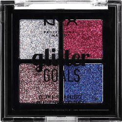 NYX PROFESSIONAL MAKEUP Lidschattenpalette Glitter Goals Cream Quad Palette Love on Top 03