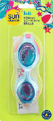 SUNDANCE Schwimmbrille für Kinder mit Glitzersteinchen