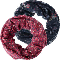 2 Damen Rundschals in verschiedenen Designs