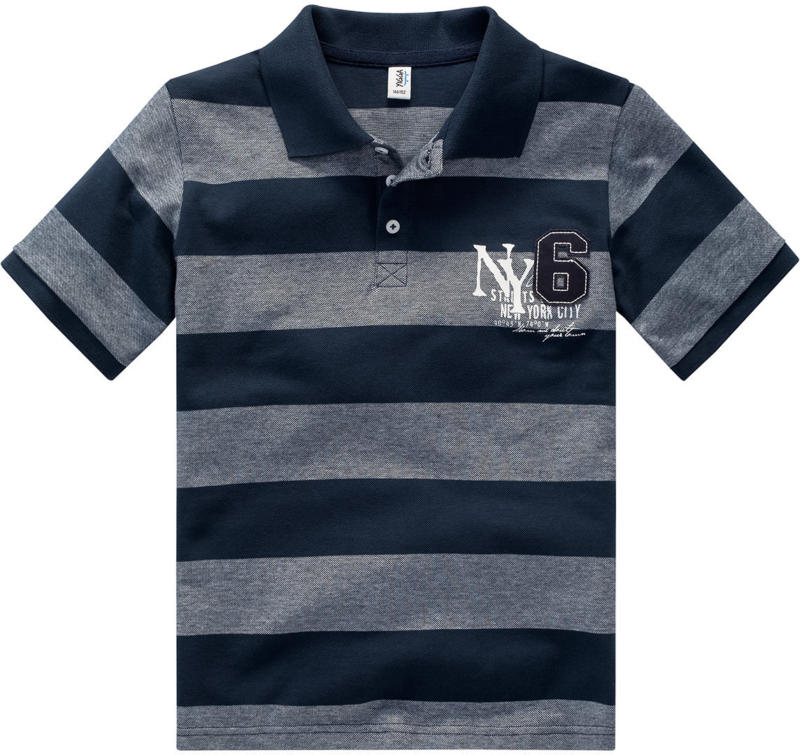 Jungen Poloshirt mit Blockstreifen