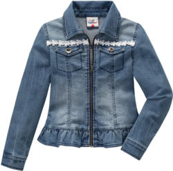Mädchen Jeansjacke mit Spitze