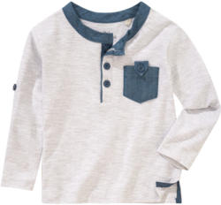 Baby Langarmshirt mit Knopfleiste