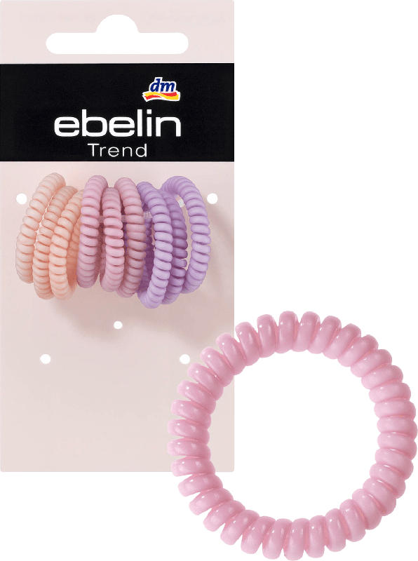 ebelin Haargummis Spirale mini/dünn Farb-Mix