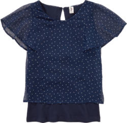 Mädchen Bluse im Layer-Look