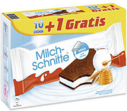 Milch-Schnitte jede 10 + 1 x 28 g = 308-g-Aktionspackung