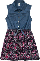Mädchen Kleid mit Jeans-Bluse
