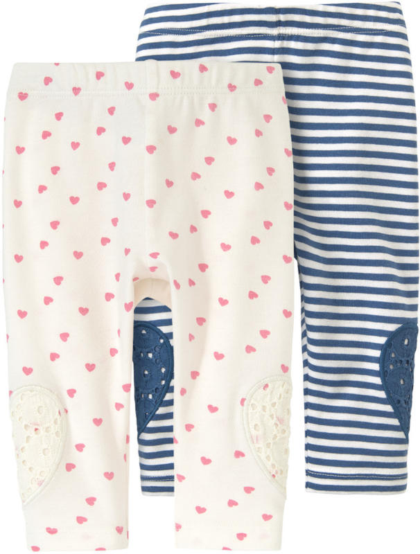 2 Newborn Leggings in verschiedenen Designs