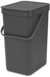 BRABANTIA Abfallbehälter Sort & Go, 12 L, grau