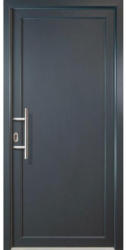 Haustür JM Signum Aluminium Mod. 01, weiß/titan, Anschlag links, 98x208 cm