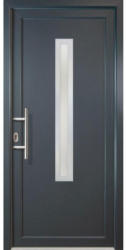 Haustür JM Signum Exklusiv PVC Mod. 70 weiß/titan, Anschlag links, 98x208 cm