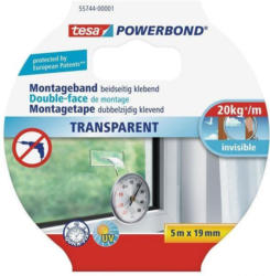 Tesa Powerbond Transparent 5mx19mm