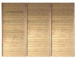 Karibu Rückwand, KDI Einzel-/Doppelcarport PUR 2,00 m Höhe