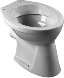 Cornat Stand-WC Alpha, flach, uni weiß