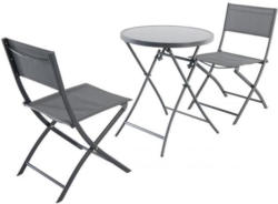 Haveson Balkonmöbel-Set Atlanta, grau meliert