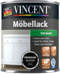 Vincent Möbellack teerschwarz, extramatt, 750 ml