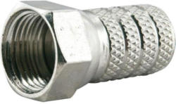 Schwaiger F-Aufdrehstecker, 4 mm, 2 Stück