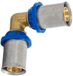 Kirchhoff Verbindungswinkel 90°, Pressfitting für Mehrschicht-Verbundrohr, 20 mm
