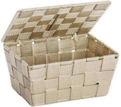 Wenko Badkorb mit Deckel Adria, beige