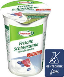 hochwald Frische Schlagsahne 30 % Fett, jeder 250-g-Becher