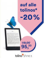 Thalia -20% auf alle tolino eReader* - bis 21.04.2019