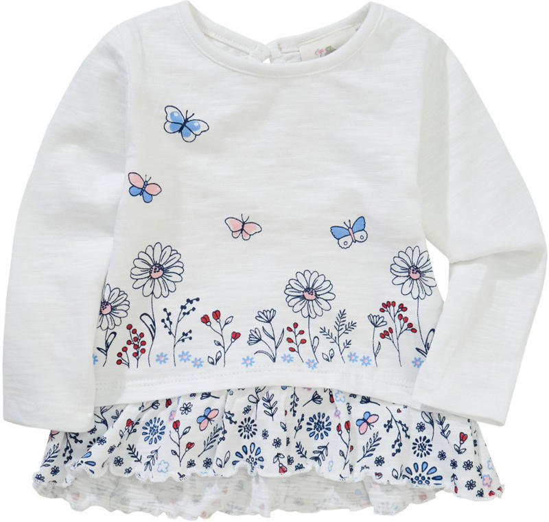 Baby Langarmshirt mit Volant
