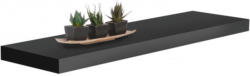 Wandregal Tuna 1 schwarz 90 cm