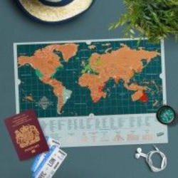 Scratch Map Backpacker