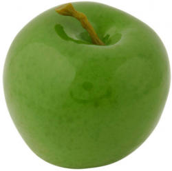 Deko Apfel ø 9cm grün