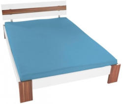 Jersey-Spannbetttuch 100 x 200 cm hellblau