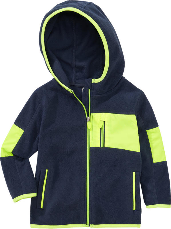 Jungen Fleecejacke mit Kapuze