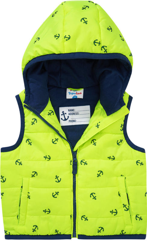 Jungen Weste mit Kapuze