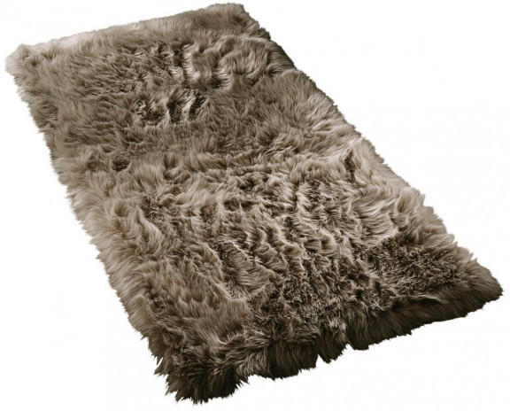 Fellteppich Mia ca. 60 x 120 cm taupe