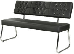 Polsterbank Magnum schwarz 142 cm