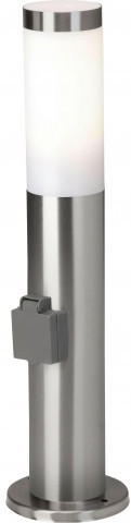 Außenstandleuchte 43693/82 1flg. mit Steckdose H. 46 cm