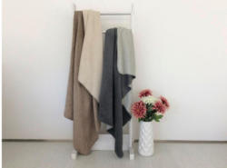 Wohndecke "taupe / sand" 150 x 200 cm