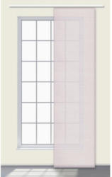 Schiebevorhang Taifun, rosa, ca. 60 x 245 cm