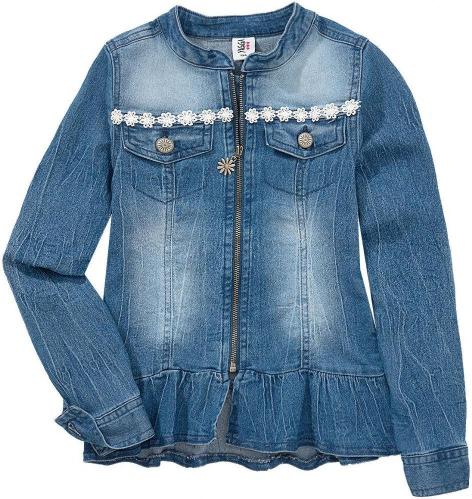 Madchen Jeansjacke Mit Volant Nur 14 99 Statt 19 99 Ernsting S Family Angebot Wogibtswas At