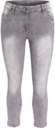 7/8 Damen Slim-Jeans mit heller Waschung
