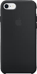 APPLE Silikon Case , Backcover, Apple, iPhone 7, iPhone 8, Silikon, Schwarz